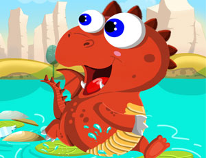 Dino Jump: Play Dino Jump for free on LittleGames