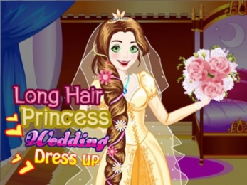 Long Hair Princess Wedding