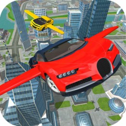 Flying Car Driving Simulator on LittleGames