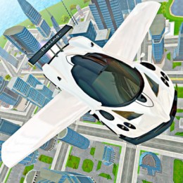 Flying Car Driving Simulator on LittleGames