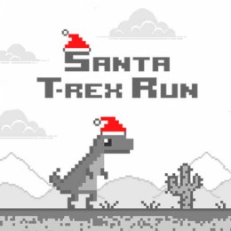 Santa T-Rex Run - Jogue Santa T-Rex Run Jogo Online