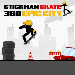 Stickman Skate 360 Epic City - Jogo Grátis Online